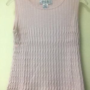 Jones Wear Petite Small Sleeveless Sweater Top